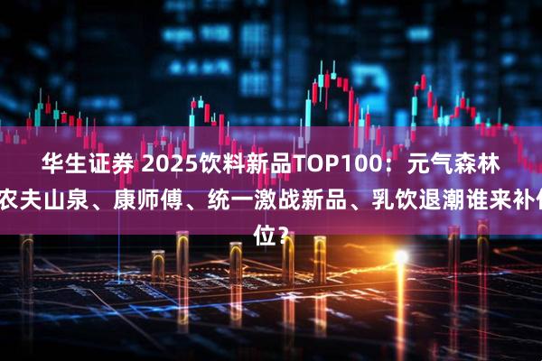 华生证券 2025饮料新品TOP100：元气森林、农夫山泉、康师傅、统一激战新品、乳饮退潮谁来补位？